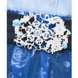 雪薔薇モチーフゴムベルト | axes femme | 詳細画像3 