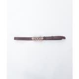 蝶モチーフバックル合皮ベルト | axes femme | 詳細画像11 