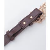 蝶モチーフバックル合皮ベルト | axes femme | 詳細画像18 