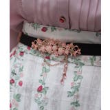 白 | 苺モチーフ細ゴムベルト | axes femme