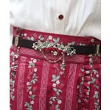 赤 | 苺モチーフ細ゴムベルト | axes femme