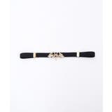 リボンモチーフ細ゴムベルト | axes femme | 詳細画像1