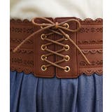 ローズスカラップ合皮ベルト | axes femme | 詳細画像2 