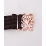ハートチャームゴムベルト | axes femme | 詳細画像21 