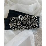 Ａシルバー | ハートチャームゴムベルト | axes femme