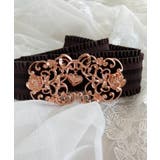 ピンク | ハートチャームゴムベルト | axes femme