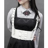 白 | レースアップハーネスベルト | axes femme