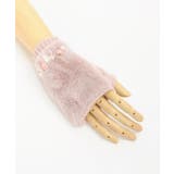 巻きバラ×リボンファー手袋 | axes femme | 詳細画像11