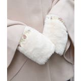 巻きバラ×リボンファー手袋 | axes femme | 詳細画像2