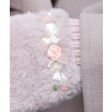 巻きバラ×リボンファー手袋 | axes femme | 詳細画像5