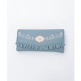 ローズ刺繍フリル長財布 | axes femme | 詳細画像10