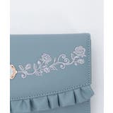 ローズ刺繍フリル長財布 | axes femme | 詳細画像12