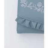 ローズ刺繍フリル長財布 | axes femme | 詳細画像13