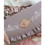 ローズ刺繍フリル長財布 | axes femme | 詳細画像2