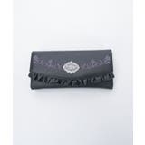 ローズ刺繍フリル長財布 | axes femme | 詳細画像5