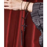 黒 | 繊翳の薔薇十字マルチチェーン | axes femme