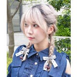 チェリーリボンヘアクリップ | axes femme | 詳細画像3 