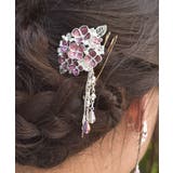 シルバー | 紫陽花モチーフかんざし | axes femme
