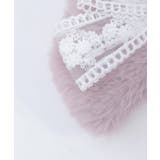 レース×ファーリボンクリップ | axes femme | 詳細画像13 