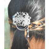 シルバー | 雪薔薇モチーフヘアクリップ | axes femme
