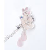 桜モチーフ襟クリップ＆イヤリング | axes femme | 詳細画像15 