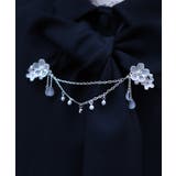 シルバー | 桜モチーフ襟クリップ＆イヤリング | axes femme