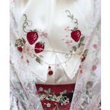 赤 | 苺モチーフ襟クリップ＆イヤリング | axes femme