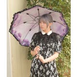 パープル | 紫陽花柄晴雨兼用パゴダ傘 | axes femme