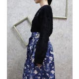 ローズ刺繍フェザーニット | axes femme | 詳細画像2