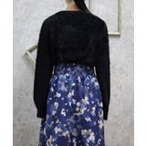 ローズ刺繍フェザーニット | axes femme | 詳細画像3