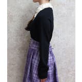 ブロッキングニットプルオーバー | axes femme | 詳細画像2 