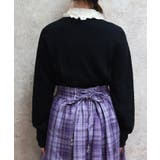 ブロッキングニットプルオーバー | axes femme | 詳細画像3 