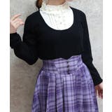 ブロッキングニットプルオーバー | axes femme | 詳細画像6 