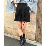 黒 | レースアップショートパンツ | axes femme