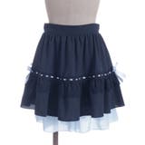 紺 | コットンレースフリルスカパン | axes femme