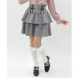 リボン付きティアードスカパン | axes femme | 詳細画像7 