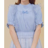 ブルー | チュールビスチェセットプルオーバー | axes femme