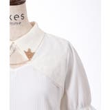 チェーン付リブトップス | axes femme | 詳細画像7