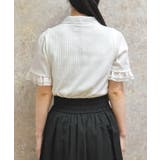 襟付きブロッキングリブプルオーバー | axes femme | 詳細画像3