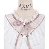 ローズ×レースレイヤードプルオーバー | axes femme | 詳細画像18