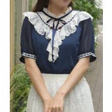 ローズ×レースレイヤードプルオーバー | axes femme | 詳細画像9