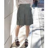 ミリタリーハーフカーゴパンツ | axes femme | 詳細画像1