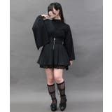 リボン付バックフリルミニスカート | axes femme | 詳細画像4 