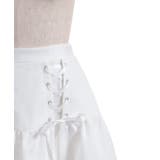 レースアップフリルスカート | axes femme | 詳細画像27 