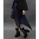 オーバースカート付ミニスカート | axes femme | 詳細画像10
