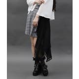オーバースカート付ミニスカート | axes femme | 詳細画像4