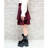 バックレースアップミドルスカート | axes femme | 詳細画像2