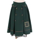 薔薇×額縁刺繍ミドルスカート[品番：IGAW0001056]｜axes femme