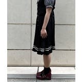 チェーン付ダブルボタンスカート | axes femme | 詳細画像2 