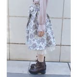 ジャカードリボン付スカート | axes femme | 詳細画像2
